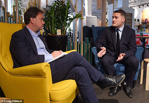 Labour’s Wes Streeting reveals personal drive behind mission to solve Britain’s health crisis The Mail on Sunday's political editor Glen Owen (left) interviews Labours Shadow Health Secretary Wes Streeting (right)