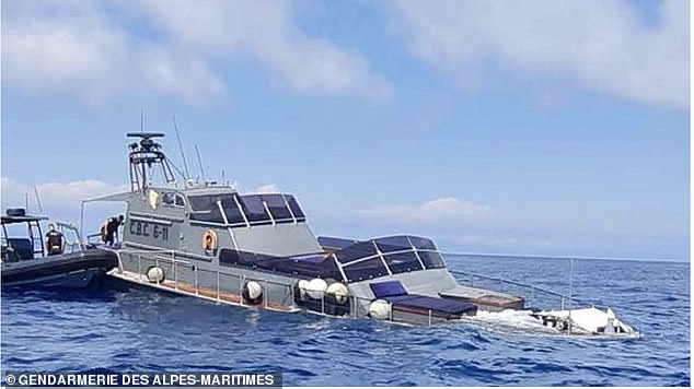 Superyacht used by Princess Diana during her final summer holiday in France before her death sinks off the French Riviera The Cujo, a yacht once owned by Princess Diana's millionaire boyfriend, Dodi Al-Fayed, is seen sinking off the coast of Beaulieu sur Mer near Nice