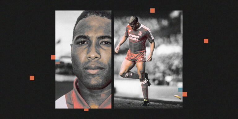 John Barnes and a banana: The story behind English football’s most notorious photo The Athletic