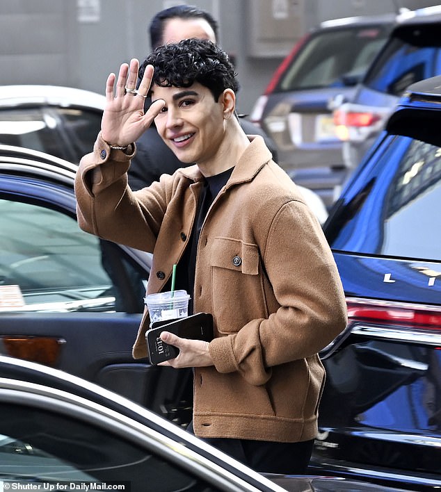 Second member of Royal Family ‘is named as racist’ in Omid Scobie’s book: Dutch translation of Endgame appears to identify two family members ‘accused of speaking about Archie’s skin colour’ – as publishers desperately pulp copies Omid Scobie is pictured outside the Good Morning America studios in New York yesterday