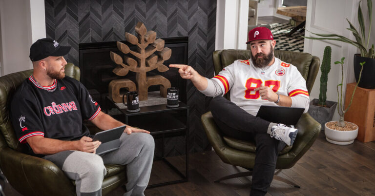 The Kelce Brothers and Other N.F.L. Players Discover the Power of Podcasts The Kelce Brothers and Other N.F.L. Players Discover the Power of Podcasts