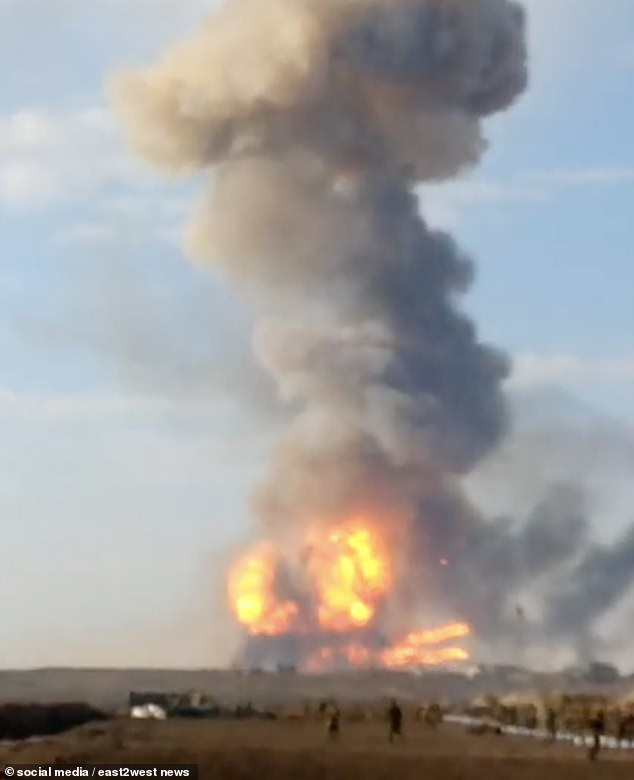 12 Russian elite marines blow themselves up while cooking on an open fire next to live ammunition An explosion at Kuzminsky training ground in Rostov region, where 12 elite Russian Marines were killed and eight wounded when they cooked on a fire which ignited a nearby ammo depot