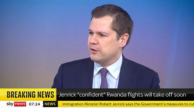 Robert Jenrick accuses Channel boat migrants of ‘breaking into’ Britain as Home Secretary James Cleverly arrives in Rwanda to sign new treaty aimed at getting deportation flights in the air by the spring Mr Jenrick lashed out in a media interview this morning as his boss, Home Secretary, arrived in Kigali to sign a fresh agreement with the Kagame regime to take those arriving in the UK by sea.