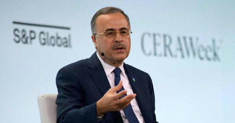 At CERAWeek, Saudi Aramco C.E.O. Says Energy Transition ‘Visibly Failing’