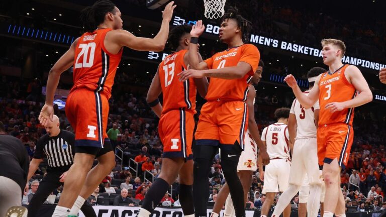 Illinois gets past Iowa State, advances to Elite Eight in NCAA tournament Illinois gets past Iowa State, advances to Elite Eight in NCAA tournament