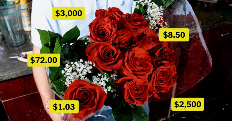 Here’s Why This Bouquet of Red Roses Costs $72 in NYC. Here’s Why This Bouquet of Red Roses Costs $72 in NYC.