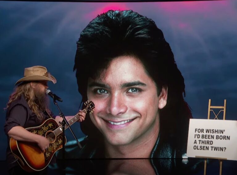 Watch Chris Stapleton Improvise a Song About John Stamos on ‘Kimmel’ Watch Chris Stapleton Improvise a Song About John Stamos on 'Kimmel'