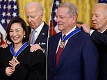 Biden gives the Presidential Medal of Freedom to Michelle Yeoh, Nancy Pelosi, John Kerry, Mike Bloomberg and Al Gore … and slides in a dig at Trump Biden gives the Presidential Medal of Freedom to Michelle Yeoh, Nancy Pelosi, John Kerry, Mike Bloomberg and Al Gore ... and slides in a dig at Trump