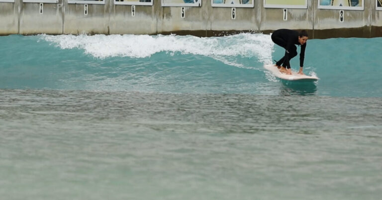 In Waco, Texas, Learning to Surf in a Wave Pool In Waco, Texas, Learning to Surf in a Wave Pool