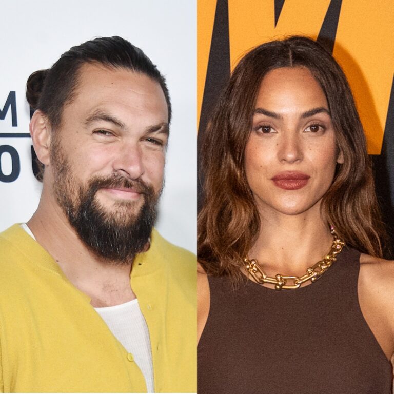 Jason Momoa & Adria Arjona Seal New Romance With a Kiss on Date Night