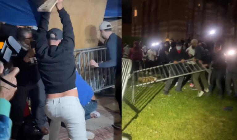Videos show violence of mob attack on UCLA anti-war protesters | Gaza