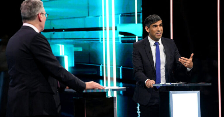 Rival U.K. Political Leaders Clash in Bad-Tempered Election Debate