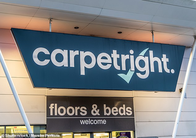 Carpetright in race for lifeline as it teeters on brink of collapse On the brink: The struggling flooring retailer, which has 272 stores and 1,852 staff in the UK, said a turnaround bid suffered a major setback after a cyber attack in April