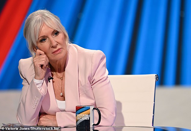 It’s the Nadine Dorries show! Former culture secretary upstages Emily Maitlis with Boris secret text and even accuses Alastair Campbell of sexism in box office Channel Four appearance Former Conservative Culture Secretary Nadine Dorries accused Alastair Campbell of sexism