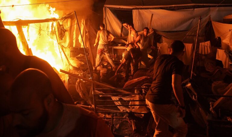 Israel bombs tents housing displaced Palestinians in Gaza hospital | Gaza
