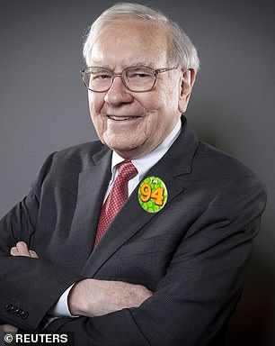 He is turning 94 but it STILL feels right to follow Warren Buffett, says HAMISH MCRAE Sage: Warren Buffett, with badge courtesy of us, is the world's most successful investor and eighth richest man
