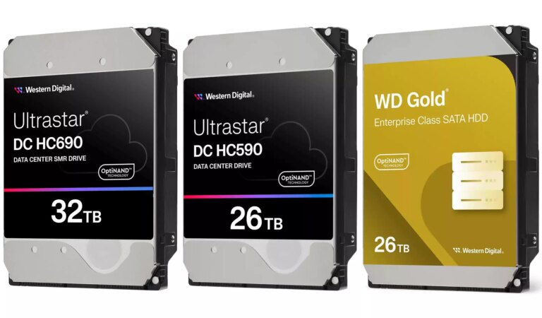 WD unveils new high-capacity 32TB SMR and 26TB CMR disk drives WD unveils new high-capacity 32TB SMR and 26TB CMR disk drives