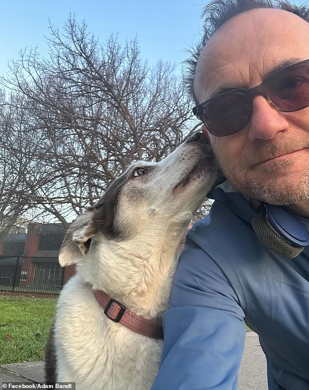 Adam Bandt sends an email fundraising off the death of his dog – and it has to be seen to be believed: ‘Give now!’ Greens leader Adam Bandt's dog Max died last weekend after '14 years of friendship, love and fun' (together, above). He used the opportunity to send a fundraising email