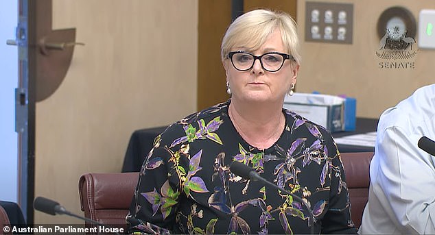 Linda Reynolds demands apology from Finance Minister Katy Gallagher over the Brittany Higgins saga Senator Reynolds (pictured), who is retiring at the forthcoming election , used her last Senate Estimates to accuse Senator Katy Gallagher of abusing parliamentary privilege with her questions over Ms Higgins' alleged assault in Parliament House in March 2019