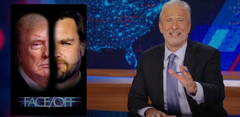 ‘The Daily Show’s Jon Stewart Jokes About Donald Trump’s Third Term & Face/Off 'The Daily Show's Jon Stewart Jokes About Donald Trump's Third Term & Face/Off