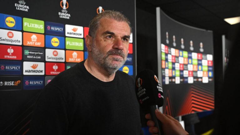Ange Postecoglou: People ‘fear’ Spurs might win Europa League Copy Link