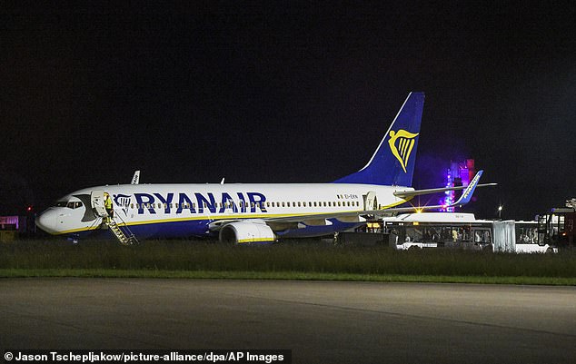 Ryanair passengers are ‘thrown against the ceiling’ with nine injured as extreme turbulence hits flight from hell over Europe, leaving terrified air crew in tears The Berlin to Milan flight encountered storms over southern Germany and was forced to make an emergency landing in Memmingen