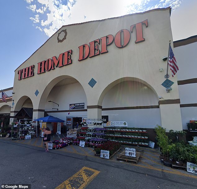 Man fleeing ICE at California Home Depot struck and killed by vehicle on freeway An unidentified man was killed trying to flee ICE agents at the Home Depot in Monrovia, California (pictured)