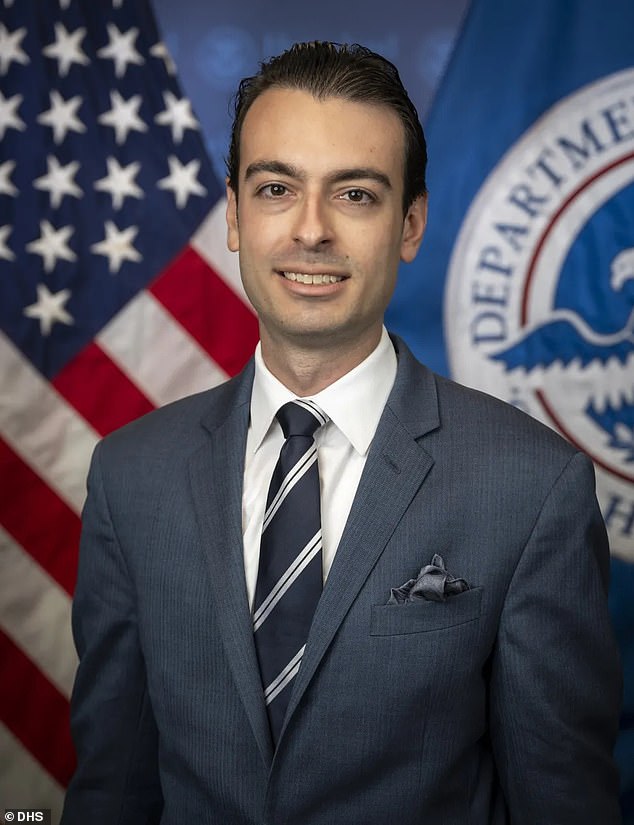 Desperate mom of Trump pick accused of Nazi texts ambushed Democrats on Capitol Hill Paul Ingrassia, seen in his official Department of Homeland Security