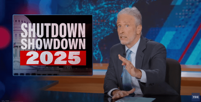 Jon Stewart Defends Democrats Holding The Line In Government Shutdown Jon Stewart Defends Democrats Holding The Line In Government Shutdown