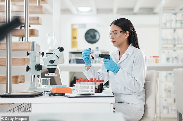 New breakthrough treatment destroys up to 90% of skin and colon cancer cells in just 30 minutes Scientists say they are developing the new method, which is still in the earliest stages (stock photo)