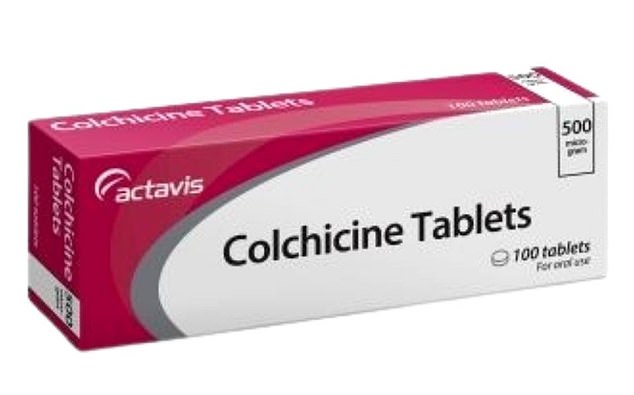 NHS drug already given to thousands that ends the agony of gout may also prevent deadly heart attacks and strokes, study reveals Colchicine, which is already the first-line treatment for gout on the NHS , targets and inhibits interleukin-1¿ ¿ a chemical produced by cells in the body ¿ to reduce inflammation