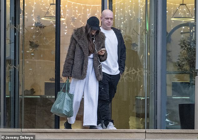 Michael van Gerwen leaves his Ally Pally hotel with new mystery brunette companion – after darts star’s ex-wife spoke out on ‘mistake’ of getting pregnant with new lover while they were still married Michael van Gerwen was seen leaving his Ally Pally hotel on Tuesday