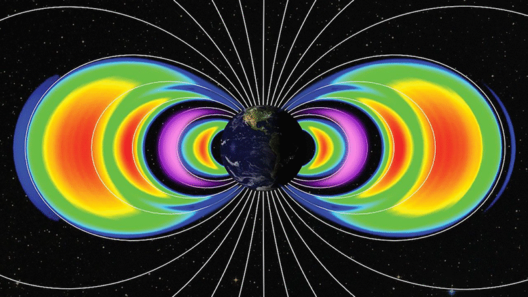 Scientists Say: Van Allen belts a set of crescent-shaped rings of different colors encircle earth