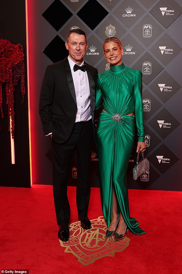 Collingwood hit back at ‘unfair’ and ‘irresponsible’ speculation about coach Craig McRae’s family life Collingwood have blasted 'unfair' and ‘completely false’ speculation that Craig McRae and his wife Gabrielle (pictured) were experiencing difficulties in their relationship